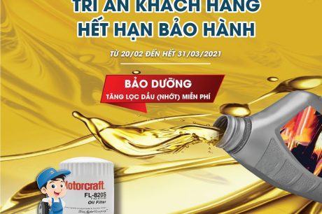 CHƯƠNG TRÌNH TRI ÂN DÀNH CHO KHÁCH HÀNG HẾT HẠN BẢO HÀNH TIÊU CHUẨN