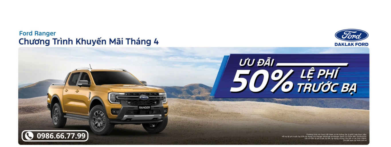 Banner trang chủ trên PC