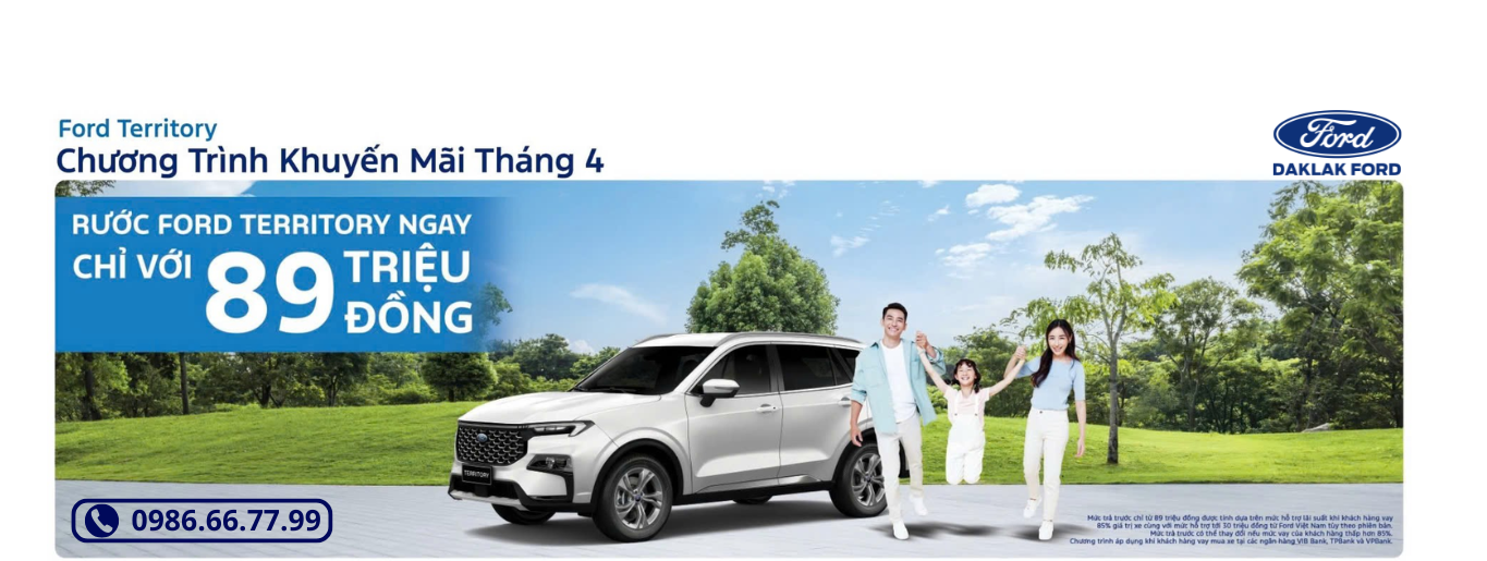 Banner trang chủ trên PC