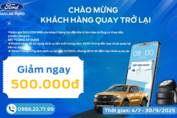 CHÀO MỪNG KHÁCH HÀNG QUAY TRỞ LẠI