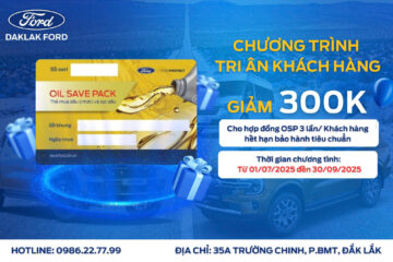CHƯƠNG TRÌNH HỖ TRỢ THẺ THAY DẦU(NHỚT) VÀ LỌC DẦU(NHỚT) 3 LẦN CHO KHÁCH HÀNG HẾT HẠN BẢO HÀNH TIÊU CHUẨN