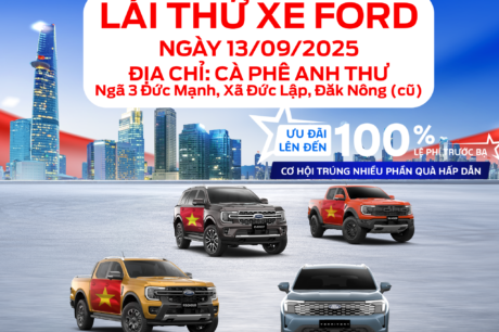SỰ KIỆN LÁI THỬ XE FORD – NGÀY 13/09/2025