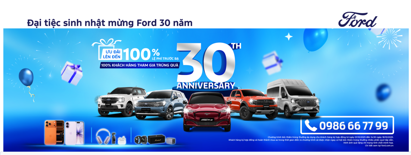 Banner trang chủ trên PC