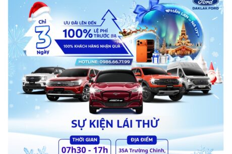 Sự kiện lái thử xe tại Daklak Ford