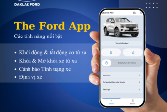 FORD APP– 1 Ứng dụng thông minh, trải nghiệm sự khác biệt