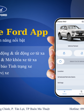 FORD APP– 1 Ứng dụng thông minh, trải nghiệm sự khác biệt