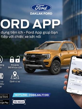 BẠN ĐÃ CÀI ĐẶT FORD APP CHƯA?