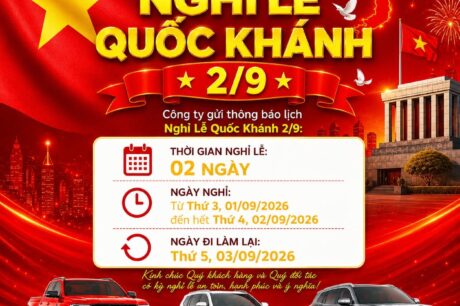 DAKLAK FORD CHÀO MỪNG LỄ QUỐC KHÁNH 2/9