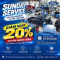 CHỦ NHẬT CHĂM XE – GIẢM NGAY 20% CHI PHÍ NHÂN CÔNG TẠI DAKLAK FORD
