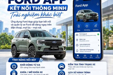 FORD APP – CHỦ ĐỘNG KẾT NỐI, AN TÂM TRÊN MỌI HÀNH TRÌNH
